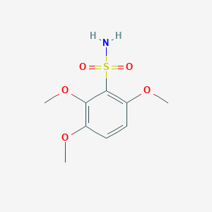 molecular formula C9H13NO5S B13497316 2,3,6-Trimethoxybenzene-1-sulfonamide 
