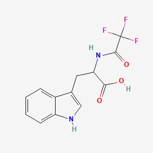 molecular formula C13H11F3N2O3 B13497334 N-(trifluoroacetyl)tryptophan 