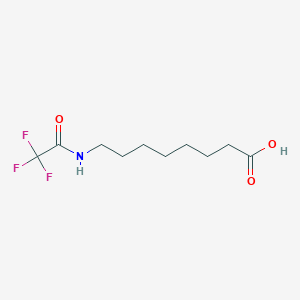 molecular formula C10H16F3NO3 B13497344 8-(2,2,2-Trifluoroacetamido)octanoic acid CAS No. 61948-19-4