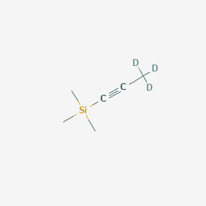 molecular formula C6H12Si B13497395 trimethyl[(3,3,3-2H3)prop-1-yn-1-yl]silane 