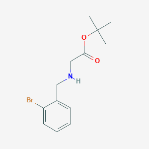 molecular formula C13H18BrNO2 B13497400 tert-Butyl (2-bromobenzyl)glycinate 