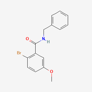 molecular formula C15H14BrNO2 B1349745 N-benzyl-2-bromo-5-methoxybenzamide CAS No. 336129-03-4