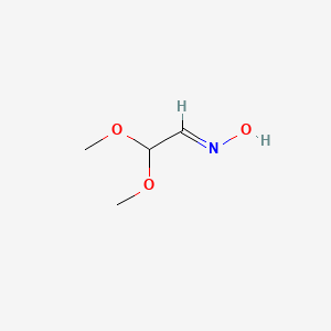 molecular formula C4H9NO3 B13497487 N-(2,2-dimethoxyethylidene)hydroxylamine 
