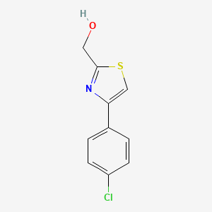 molecular formula C10H8ClNOS B1349767 (4-(4-Chlorophenyl)thiazol-2-yl)methanol CAS No. 287198-05-4