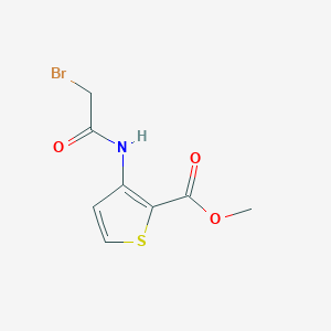 molecular formula C8H8BrNO3S B1349789 3-[(2-溴乙酰)氨基]噻吩-2-羧酸甲酯 CAS No. 227958-47-6