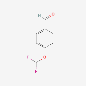 molecular formula C8H6F2O2 B1349792 4-(Difluoromethoxy)benzaldehyde CAS No. 73960-07-3