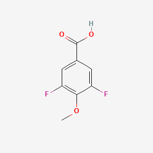 molecular formula C8H6F2O3 B1349793 3,5-Difluoro-4-methoxybenzoic acid CAS No. 319-60-8