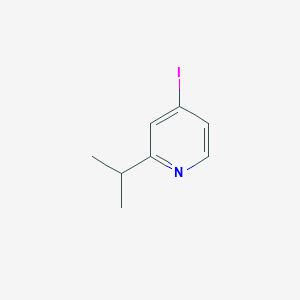 molecular formula C8H10IN B13497940 4-Iodo-2-isopropylpyridine 