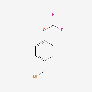 molecular formula C8H7BrF2O B1349797 4-(Difluoromethoxy)benzyl bromide CAS No. 3447-53-8