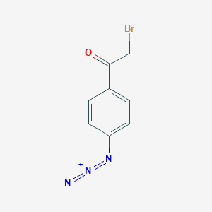 molecular formula C8H6BrN3O B013498 4-Azidophenacyl bromide CAS No. 57018-46-9