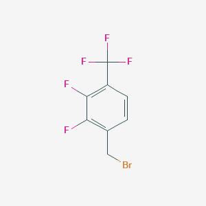 molecular formula C8H4BrF5 B1349800 2,3-二氟-4-(三氟甲基)苄基溴 CAS No. 213203-85-1