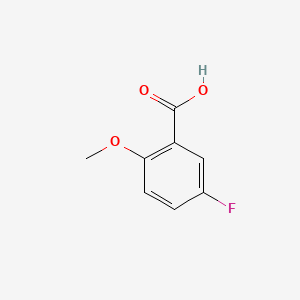 molecular formula C8H7FO3 B1349806 5-氟-2-甲氧基苯甲酸 CAS No. 394-04-7