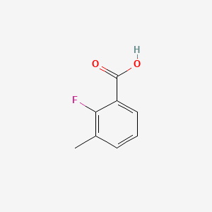 molecular formula C8H7FO2 B1349807 2-Fluoro-3-methylbenzoic acid CAS No. 315-31-1