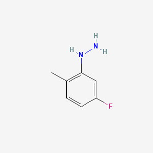 molecular formula C7H9FN2 B1349809 (5-氟-2-甲基苯基)肼 CAS No. 2339-53-9