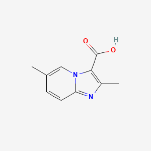 molecular formula C10H10N2O2 B1349813 2,6-Dimethylimidazo[1,2-a]pyridine-3-carboxylic acid CAS No. 81438-52-0