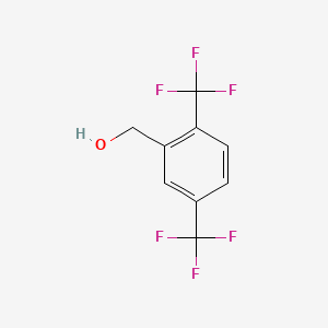 molecular formula C9H6F6O B1349820 2,5-Bis(trifluoromethyl)benzyl alcohol CAS No. 302911-97-3