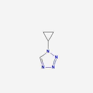 molecular formula C4H6N4 B13498216 1-Cyclopropyl-1H-tetrazole 