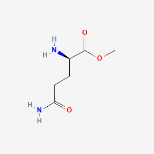 molecular formula C6H12N2O3 B13498230 (R)-Methyl 2,5-diamino-5-oxopentanoate 
