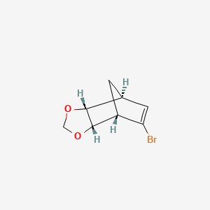 molecular formula C8H9BrO2 B13498294 rac-(1R,2S,6R,7R)-8-bromo-3,5-dioxatricyclo[5.2.1.0,2,6]dec-8-ene 