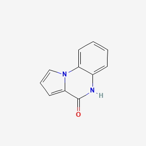 molecular formula C11H8N2O B1349830 pyrrolo[1,2-a]quinoxalin-4(5H)-one CAS No. 6025-68-9