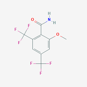 molecular formula C10H7F6NO2 B1349831 2-Methoxy-4,6-bis(trifluoromethyl)benzamide CAS No. 259655-26-0