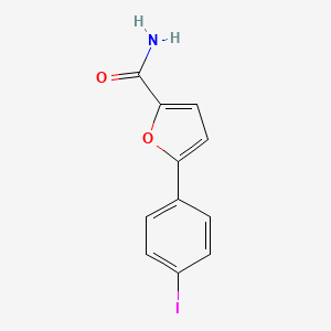 molecular formula C11H8INO2 B13498319 5-(4-Iodophenyl)furan-2-carboxamide 