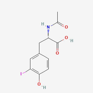 molecular formula C11H12INO4 B13498428 N-Acetyl-3-iodo-L-tyrosine 