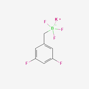 molecular formula C7H5BF5K B13498444 Potassium (3,5-difluorobenzyl)trifluoroborate 