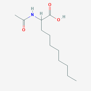 molecular formula C12H23NO3 B13498505 2-Acetamidodecanoic acid CAS No. 5440-41-5