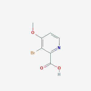 molecular formula C7H6BrNO3 B13498544 3-Bromo-4-methoxypyridine-2-carboxylic acid 