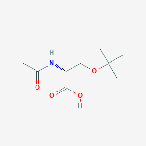 molecular formula C9H17NO4 B13498560 Ac-D-Ser(tBu)-OH 