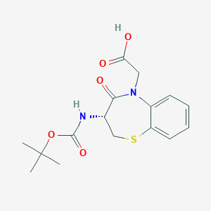 (R)-Boc-3-amino-5-carboxymethyl-2,3-dihydro-1,5-benzothiazepin-4(5H)-one