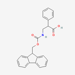3-(9H-fluoren-9-ylmethoxycarbonylamino)-2-phenylpropanoic acid