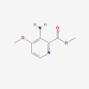 molecular formula C8H10N2O3 B13498653 Methyl 3-amino-4-methoxypicolinate 