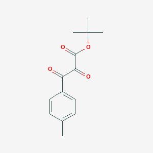 molecular formula C14H16O4 B134987 2,3-Dioxo-3-P-tolyl-propionic acid tert-butyl ester CAS No. 138714-54-2