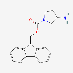 (9H-fluoren-9-yl)methyl 3-aminopyrrolidine-1-carboxylate