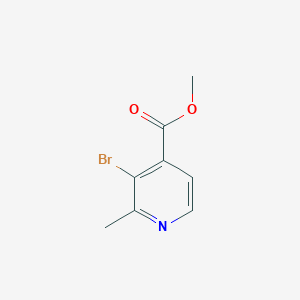 molecular formula C8H8BrNO2 B13498721 Methyl 3-bromo-2-methylisonicotinate 