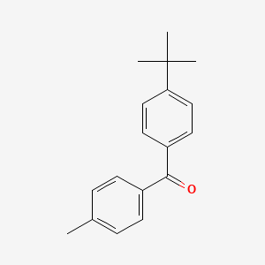 molecular formula C18H20O B1349878 4-tert-Butyl-4'-methylbenzophenone CAS No. 55709-38-1