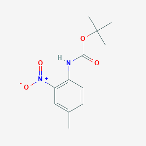 molecular formula C12H16N2O4 B13498797 Tert-butyl (4-methyl-2-nitrophenyl)carbamate 