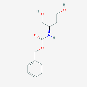 molecular formula C12H17NO4 B1349880 (R)-2-Cbz-Amino-butane-1,4-diol CAS No. 672309-94-3