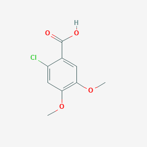 molecular formula C9H9ClO4 B1349881 2-Chloro-4,5-dimethoxybenzoic acid CAS No. 60032-95-3