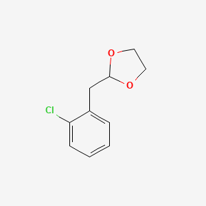 molecular formula C10H11ClO2 B1349883 1-Chloro-2-(1,3-dioxolan-2-ylmethyl)benzene CAS No. 842123-91-5