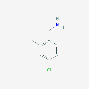 molecular formula C8H10ClN B1349891 4-Chloro-2-methylbenzylamine CAS No. 27917-11-9
