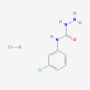 molecular formula C7H9Cl2N3O B1349898 4-(3-Chlorophenyl)semicarbazide hydrochloride CAS No. 206559-50-4