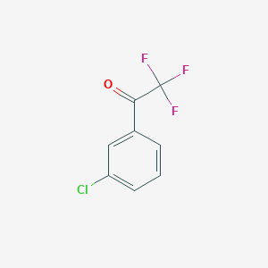 molecular formula C8H4ClF3O B1349902 1-(3-Chlorophenyl)-2,2,2-trifluoroethanone CAS No. 321-31-3