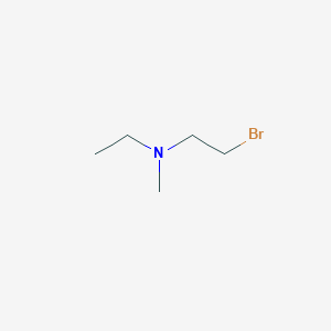 molecular formula C5H12BrN B13499039 Ethanamine, 2-bromo-N-ethyl-N-methyl-(9CI) 