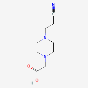 [4-(2-Cyano-ethyl)-piperazin-1-yl]-acetic acid