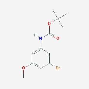 molecular formula C12H16BrNO3 B13499117 tert-Butyl (3-bromo-5-methoxyphenyl)carbamate 