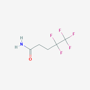 molecular formula C5H6F5NO B13499172 Pentafluoropropylacetamide 