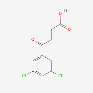 molecular formula C10H8Cl2O3 B1349923 4-(3,5-Dichlorophenyl)-4-oxobutyric acid CAS No. 66740-88-3